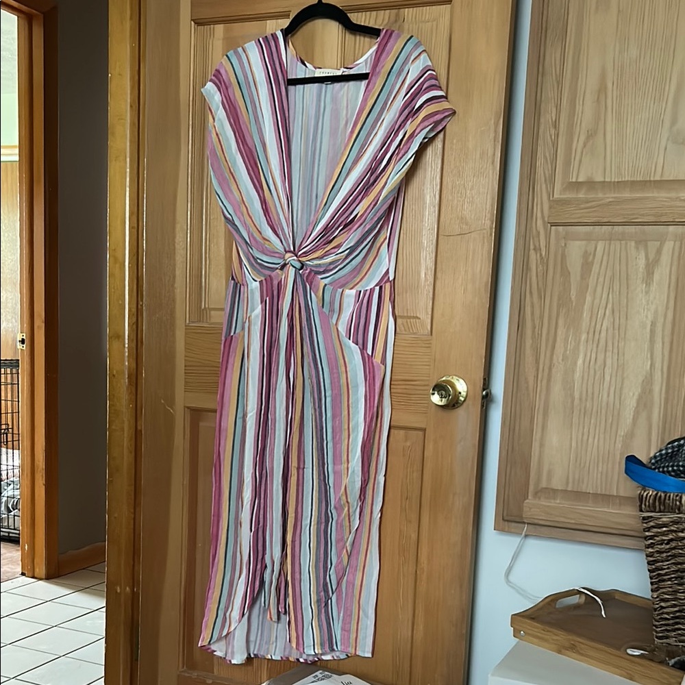 Promesa Multicolor‎ Striped Dress